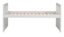 Galen Twin/Twin Trundle Bed with Storage in White B2053PRW-1* - U&U Home Budget Furniture (Carteret, NJ)