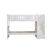 Galen Bunk Bed w/ Reversible Step Storage in White B2053SBW-1* - U&U Home Budget Furniture (Carteret, NJ)