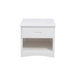 Galen 1 Drawer Night Stand in White B2053W-4 - U&U Home Budget Furniture (Carteret, NJ)