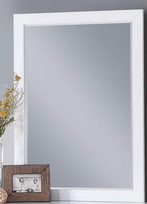 Galen Mirror in White B2053W-6 - U&U Home Budget Furniture (Carteret, NJ)