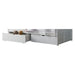 Galen Storage Boxes in White B2053W-T - U&U Home Budget Furniture (Carteret, NJ)