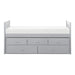 Orion Twin/Twin Trundle Bed w/ 2 Storage in Gray B2063PR-1* - U&U Home Budget Furniture (Carteret, NJ)