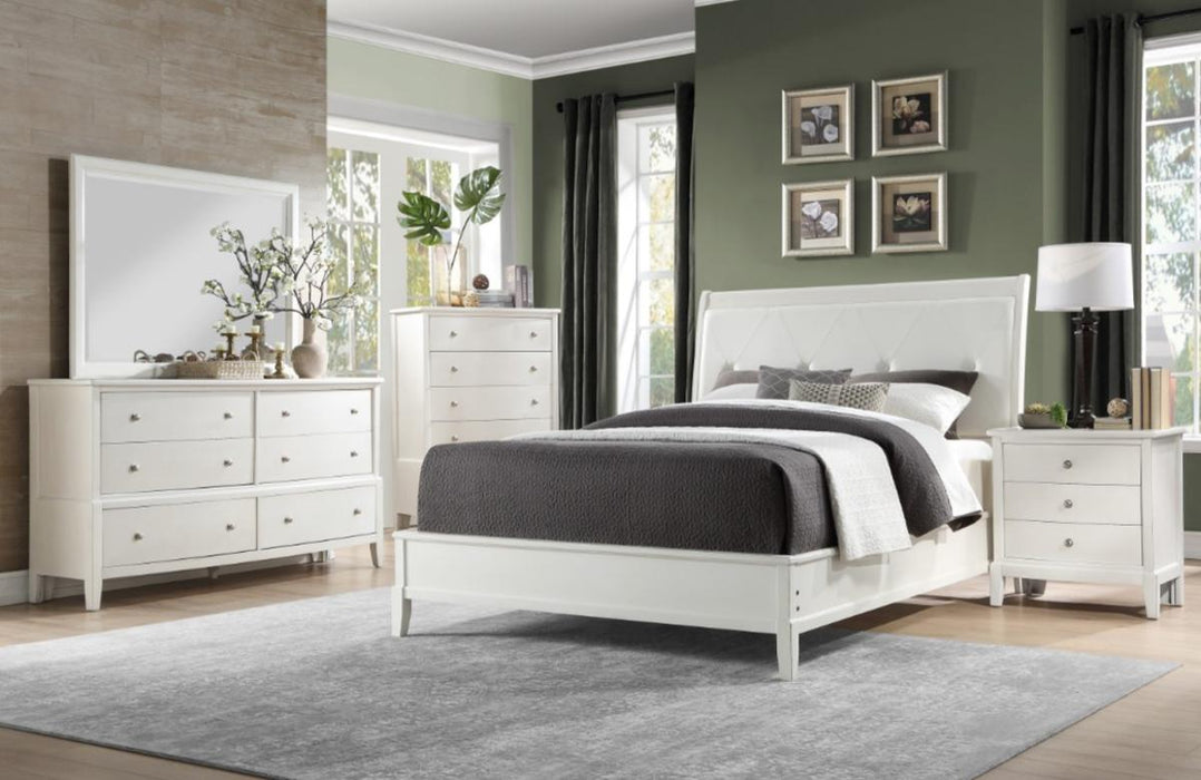 Cotterill Nightstand in Antique White 1730WW-4 - U&U Home Budget Furniture (Carteret, NJ)