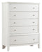 Cotterill Chest in Antique White 1730WW-9 - U&U Home Budget Furniture (Carteret, NJ)