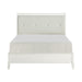 Cotterill Queen Upholstered Sleigh Bed in Antique White 1730WW-1* - U&U Home Budget Furniture (Carteret, NJ)