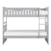 Orion Twin/Twin Bunk Bed in Gray B2063-1* - U&U Home Budget Furniture (Carteret, NJ)