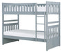 Orion Twin/Twin Bunk Bed in Gray B2063-1* - U&U Home Budget Furniture (Carteret, NJ)