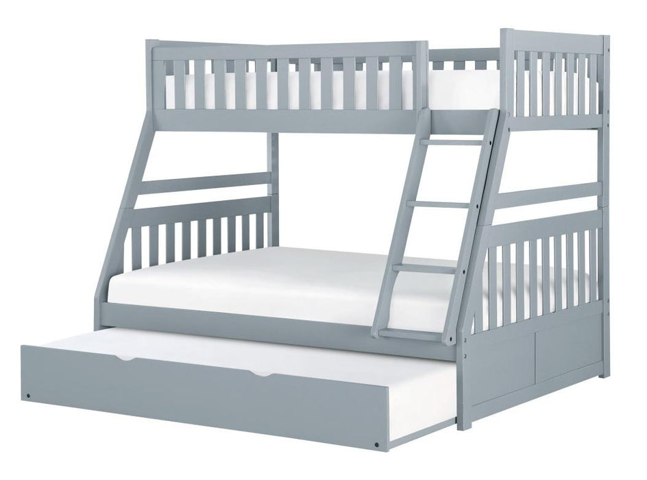 Orion Twin Trundle in Gray B2063-R - U&U Home Budget Furniture (Carteret, NJ)
