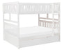 Galen Full/Full Bunk Bed w/ Storage Boxes in White B2053FFW-1*T - U&U Home Budget Furniture (Carteret, NJ)