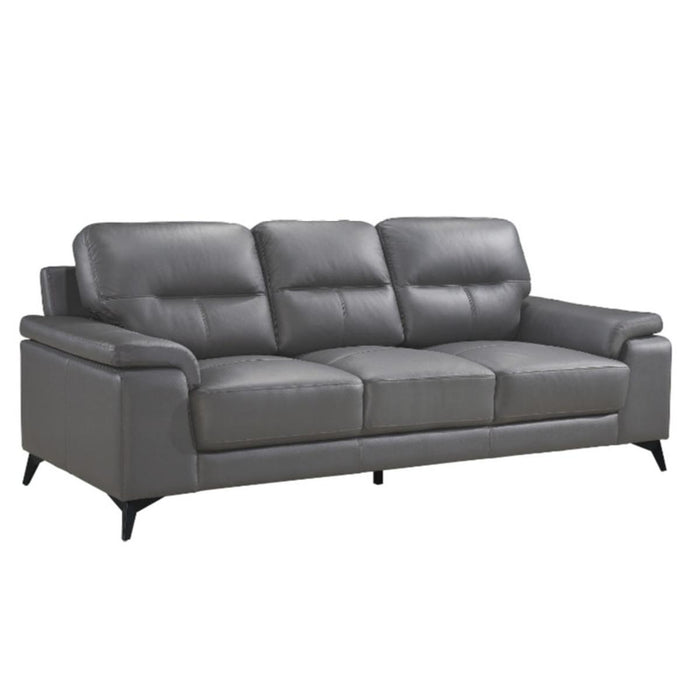 Mischa Sofa in Dark Gray 9514DGY-3 - U&U Home Budget Furniture (Carteret, NJ)