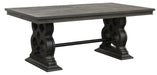 Arasina Dining Table in Dark Pewter 5559N-96* - U&U Home Budget Furniture (Carteret, NJ)