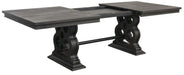 Arasina Dining Table in Dark Pewter 5559N-96* - U&U Home Budget Furniture (Carteret, NJ)