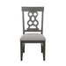 Arasina Side Chair in Dark Pewter (Set of 2) - U&U Home Budget Furniture (Carteret, NJ)