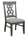 Arasina Side Chair in Dark Pewter (Set of 2) - U&U Home Budget Furniture (Carteret, NJ)