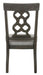 Arasina Side Chair in Dark Pewter (Set of 2) - U&U Home Budget Furniture (Carteret, NJ)