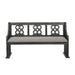 Arasina Bench with Curved Arms in Dark Pewter 5559N-14A - U&U Home Budget Furniture (Carteret, NJ)