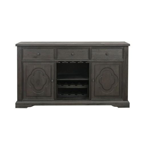 Arasina Server in Dark Pewter 5559N-40 - U&U Home Budget Furniture (Carteret, NJ)