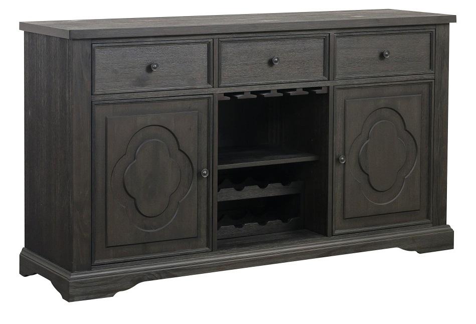 Arasina Server in Dark Pewter 5559N-40 - U&U Home Budget Furniture (Carteret, NJ)