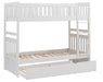 Galen Twin Trundle in White B2053W-R - U&U Home Budget Furniture (Carteret, NJ)