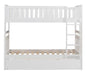 Galen Twin/Twin Bunk Bed w/ Twin Trundle in White B2053W-1*R - U&U Home Budget Furniture (Carteret, NJ)