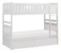 Galen Twin/Twin Bunk Bed w/ Storage Boxes in White B2053W-1*T - U&U Home Budget Furniture (Carteret, NJ)