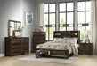 Chesky Nightstand in Warm Espresso 1753-4 - U&U Home Budget Furniture (Carteret, NJ)