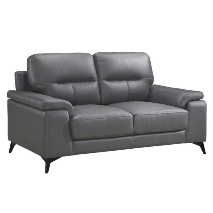 Mischa Loveseat in Dark Gray 9514DGY-2 - U&U Home Budget Furniture (Carteret, NJ)
