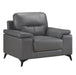 Mischa Chair in Dark Gray 9514DGY-1 - U&U Home Budget Furniture (Carteret, NJ)