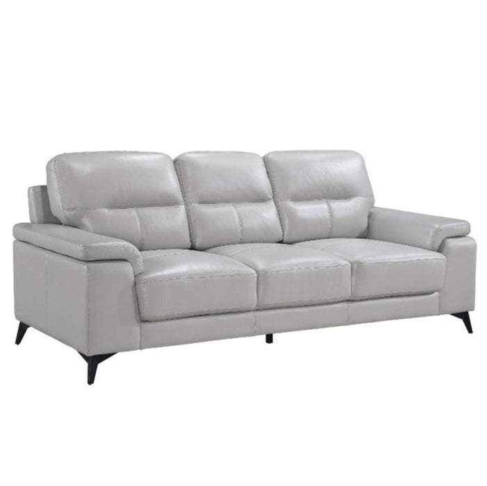 Mischa Sofa in Silver Gray 9514SVE-3 - U&U Home Budget Furniture (Carteret, NJ)