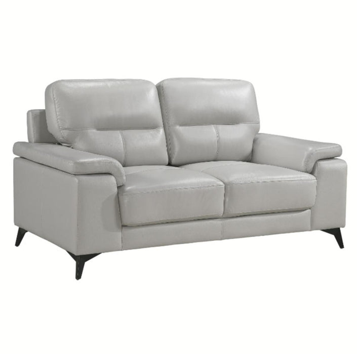 Mischa Loveseat in Silver Gray 9514SVE-2 - U&U Home Budget Furniture (Carteret, NJ)
