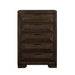 Chesky Chest in Warm Espresso 1753-9 - U&U Home Budget Furniture (Carteret, NJ)