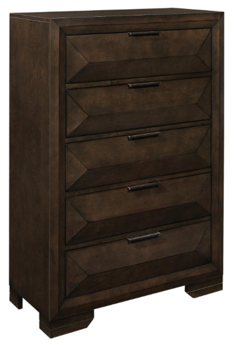 Chesky Chest in Warm Espresso 1753-9 - U&U Home Budget Furniture (Carteret, NJ)