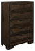 Chesky Chest in Warm Espresso 1753-9 - U&U Home Budget Furniture (Carteret, NJ)