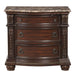 Cavalier Nightstand in Dark Cherry 1757-4 - U&U Home Budget Furniture (Carteret, NJ)