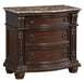 Cavalier Nightstand in Dark Cherry 1757-4 - U&U Home Budget Furniture (Carteret, NJ)