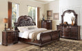 Cavalier Dresser in Dark Cherry 1757-5 - U&U Home Budget Furniture (Carteret, NJ)