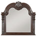 Cavalier Mirror in Dark Cherry 1757-6 - U&U Home Budget Furniture (Carteret, NJ)
