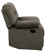 Discus Double Reclining Chair in Brown 9526BR-1 - U&U Home Budget Furniture (Carteret, NJ)