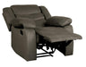 Discus Double Reclining Chair in Brown 9526BR-1 - U&U Home Budget Furniture (Carteret, NJ)