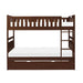 Rowe Twin/Twin Bunk Bed w/ Twin Trundle Bed in Dark Cherry B2013DC-1*R - U&U Home Budget Furniture (Carteret, NJ)