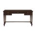 Cardano Writing Desk w/ 3 Working Drawers in Charcoal 1689-16 - U&U Home Budget Furniture (Carteret, NJ)