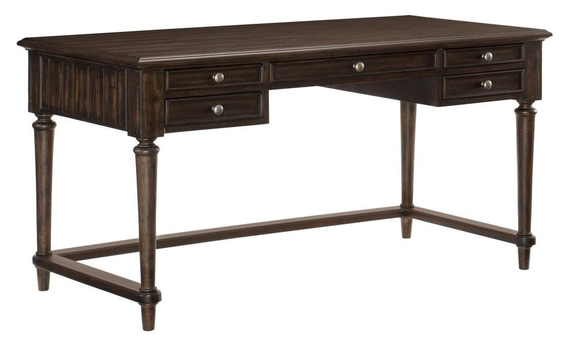Cardano Writing Desk w/ 3 Working Drawers in Charcoal 1689-16 - U&U Home Budget Furniture (Carteret, NJ)