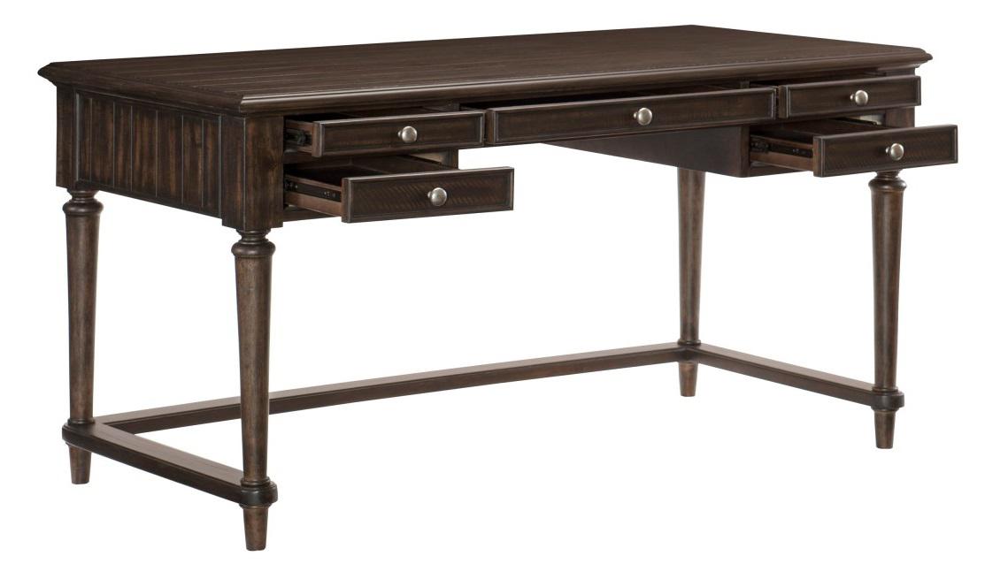 Cardano Writing Desk w/ 3 Working Drawers in Charcoal 1689-16 - U&U Home Budget Furniture (Carteret, NJ)