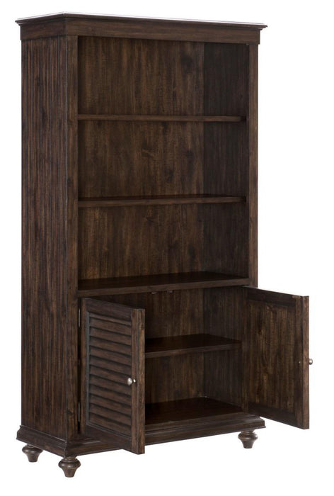 Cardano Bookcase in Charcoal 1689-18 - U&U Home Budget Furniture (Carteret, NJ)