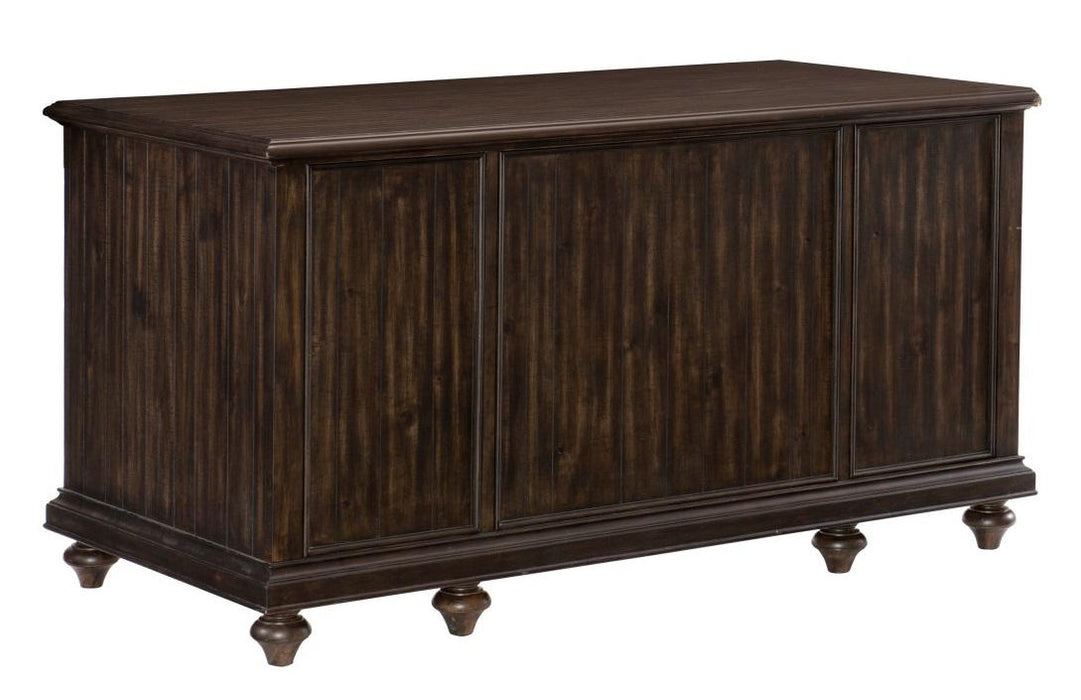 Cardano Executive Desk in Charcoal 1689-17 - U&U Home Budget Furniture (Carteret, NJ)