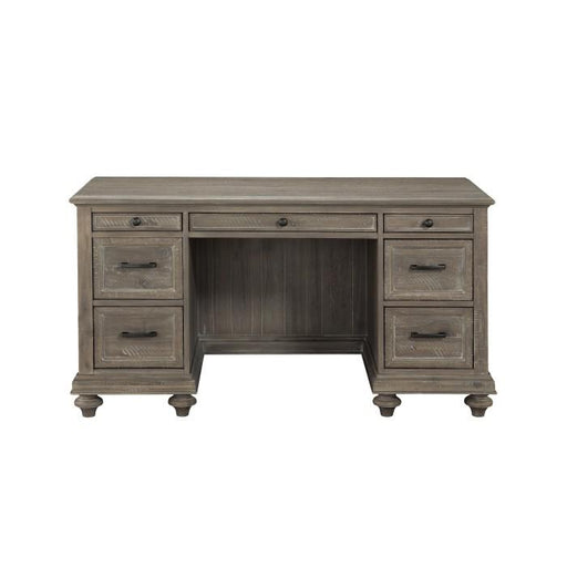 Cardano Executive Desk in Brown 1689BR-17 - U&U Home Budget Furniture (Carteret, NJ)