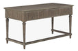 Cardano Writing Desk w/ 3 Working Drawers in Brown 1689BR-16 - U&U Home Budget Furniture (Carteret, NJ)