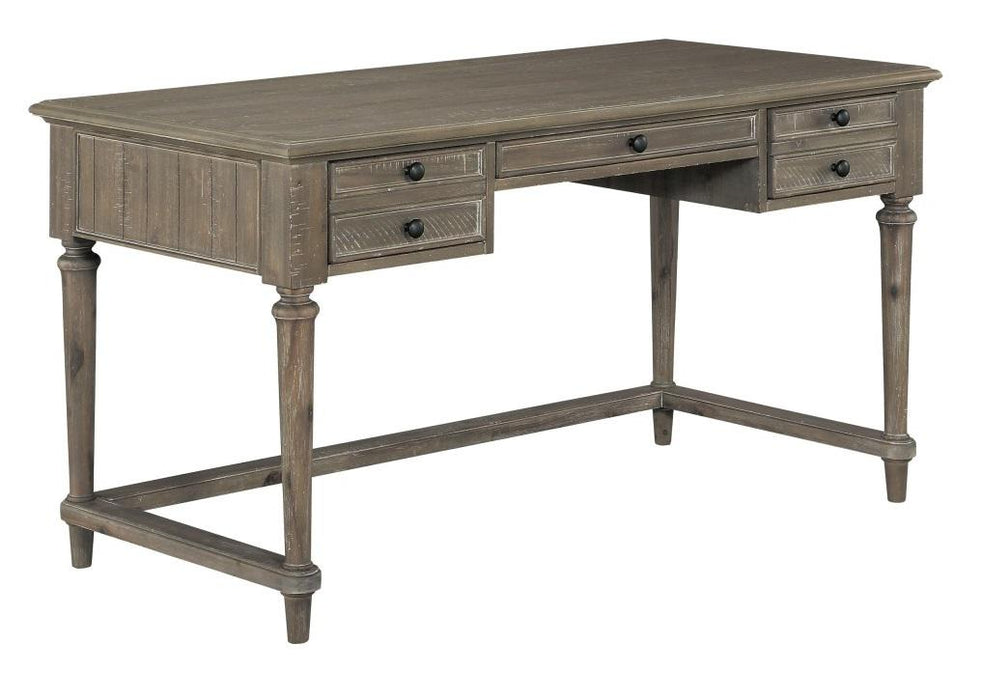 Cardano Writing Desk w/ 3 Working Drawers in Brown 1689BR-16 - U&U Home Budget Furniture (Carteret, NJ)