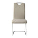 Glissand Side Chair in Chrome (Set of 2) - U&U Home Budget Furniture (Carteret, NJ)