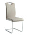 Glissand Side Chair in Chrome (Set of 2) - U&U Home Budget Furniture (Carteret, NJ)